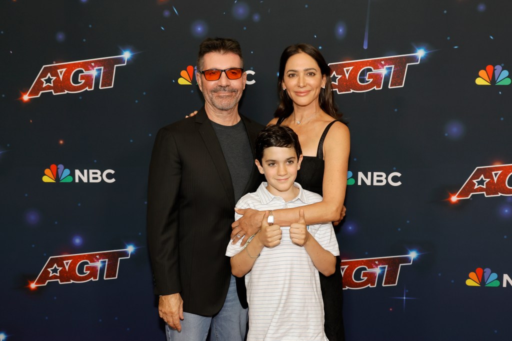Simon Cowell and family 