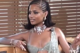 Tyla Shocks Fans With Her Thigh-High Slit & Sheer Saree Look