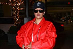 Rihanna Pushes Shopping Cart in Luxury Bomber Jacket
