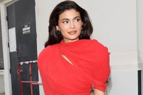 Kylie Jenner's Red Latex Dress Would Make Santa Proud