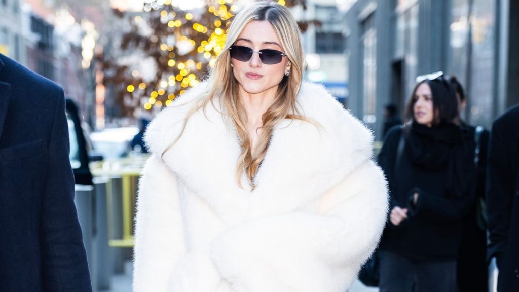 Natalia Dyer Turns Heads in Self-Portrait Minidress & Jacket