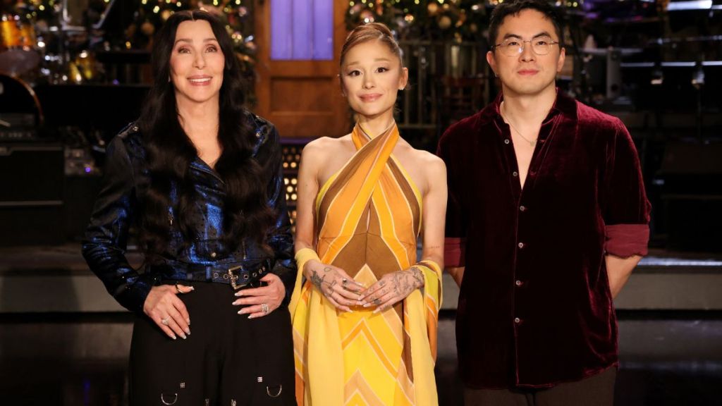 Ariana Grande’s $3,840 Halter by Bob Mackie Is a Perfect Fit on SNL