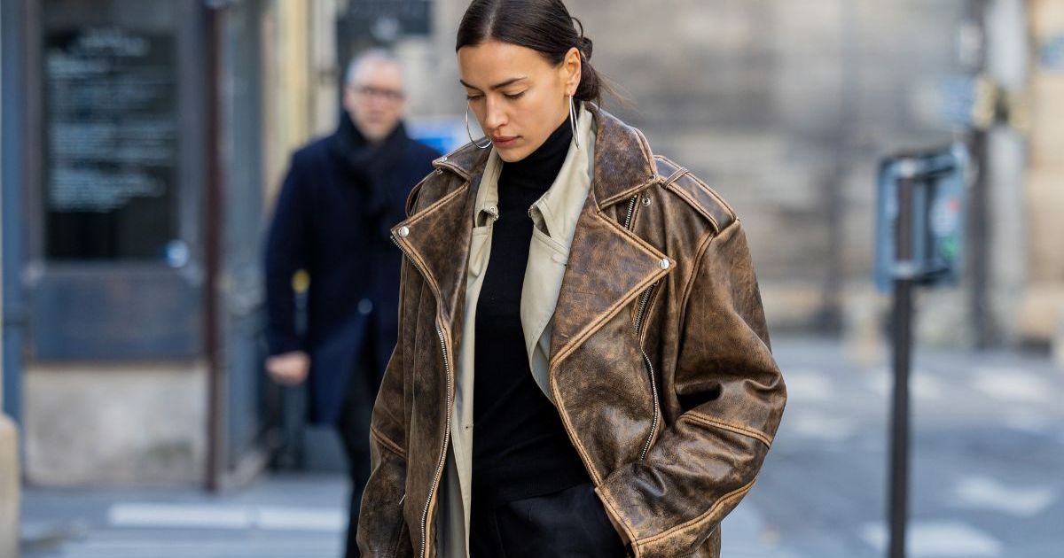 Irina Shayk Bundles up in Voluminous Fur Coat That Hide Her…