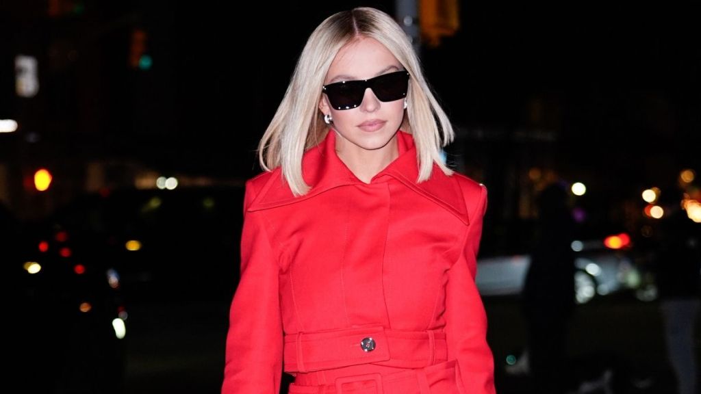 Sydney Sweeney Wearing Matching Jacket & Mini-Skirt Will Make Your Day