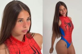 OnlyFans’ Sophie Rain Turns Heads Posing in Skin-Tight Spider-Man Bodysuit