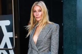 Gwyneth Paltrow Opts for No Shirt Under Blazer Look for GMA