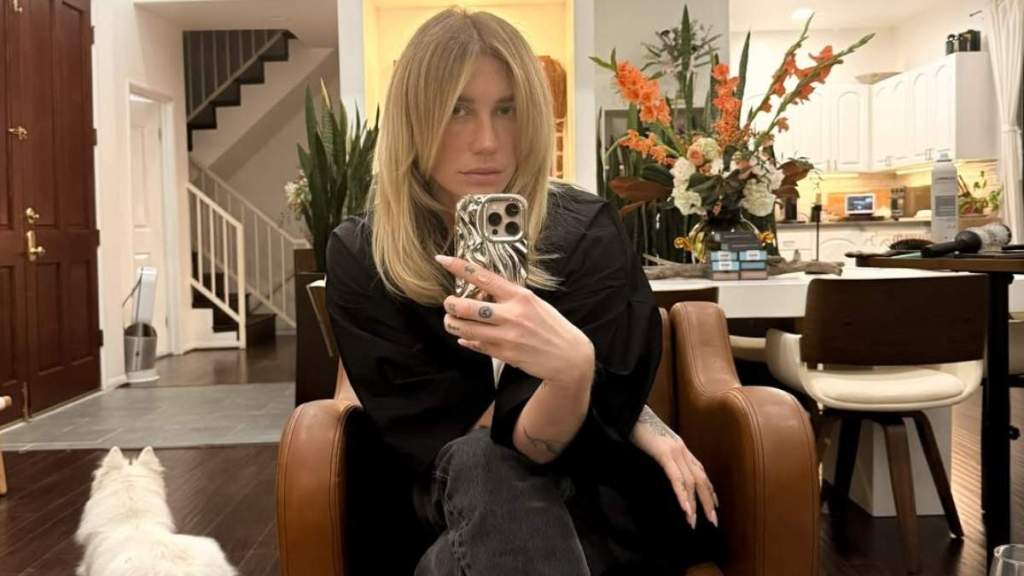 Kesha's Thong Gets Cheeky Display in Fully Sheer Bodysuit Photo