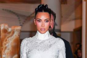 Kim Kardashian Dials Up the Heat in Risky High-Slit Skirt