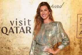 Gisele Bundchen’s Fitted Schiaparelli Dress Is Held Together by Just Buttons