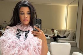 Kourtney Kardashian Tiny Minidress Photos Show Her Cooking up a Storm