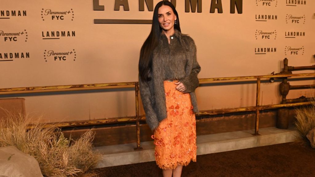Demi Moore Seen Wearing Similar Gucci Outfit as Dua Lipa