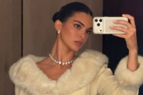 Kendall Jenner Posing on Bed in Fur Fit & Heels Is 'So Perfect'