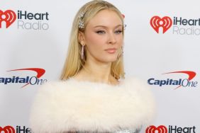 Zara Larsson's Aadnevik Corset Minidress Is as Short as It Gets