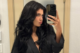 Kylie Jenner's Low-Cut Black Dress Is a Thanksgiving Treat