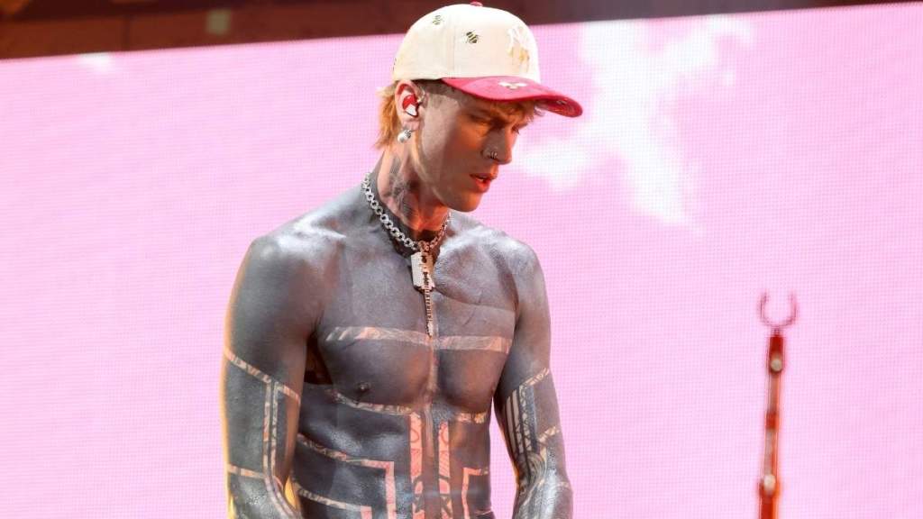 Machine Gun Kelly Turns Up the Heat in Shirtless Look
