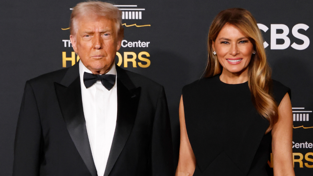 Melania Trump Turns Heads in Classic Black Evening Wear