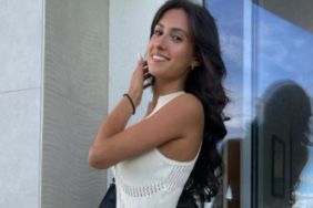 Bianca Censori’s Sister’s Tiny Micro Shorts Are Nearly Invisible