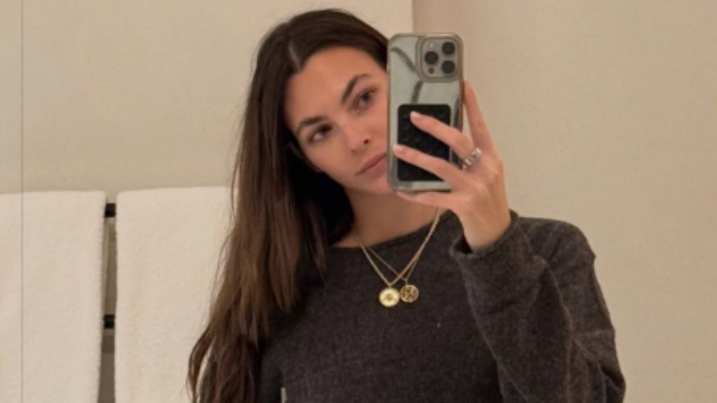 Vittoria Ceretti’s Fully Sheer Lace Top in Photo Is So, So Cheeky