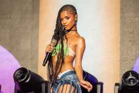 Tyla Is in Her 'Neon Era' in Bra & Shorts Combo Look