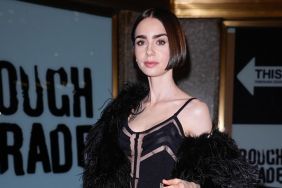 Lily Collins' Semi-Sheer Catsuit Look Is a Power Move