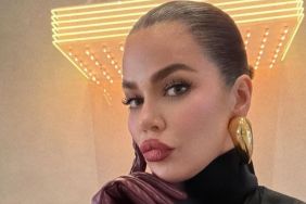 Khloé Kardashian Goes Bold in a Daring Strapless Dress