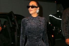 Kim Kardashian Trades Bold for Understated in Classic Dress