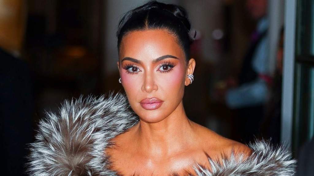 Kim Kardashian Goes Bold and Daring in a Strapless Black Showstopper