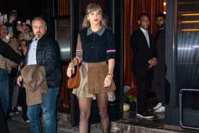 Taylor Swift’s Tiny Miniskirt Look for Chiefs’ Game Had a Festive Touch