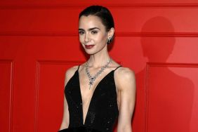 Lily Collins' Super Bold Gown Is a Wardrobe Mishap Waiting To Happen