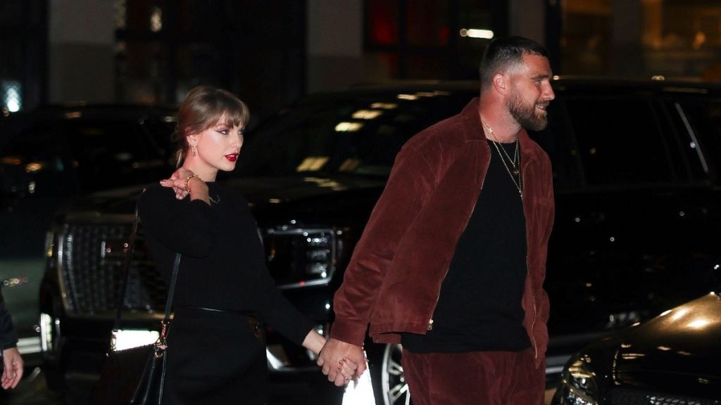 Taylor Swift and Travis Kelce
