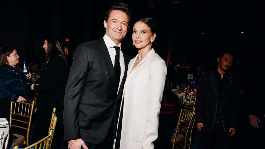 Hugh Jackman and Sutton Foster