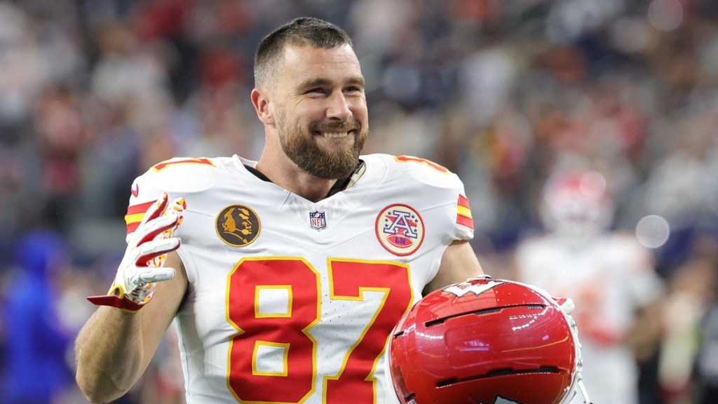 Watch Travis Kelce Turning into an Elf For Chiefs' Holiday Ad