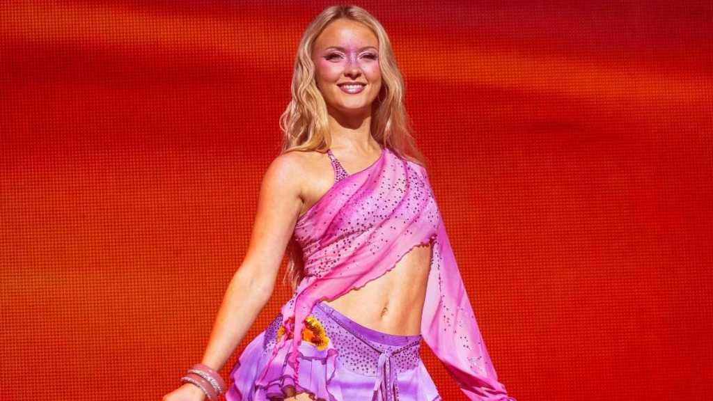 Zara Larsson's Super Short Crop Top Is Frenzy-Sparking Bold