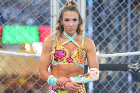 Charlotte Flair Turns Heads in Denim Bra Look