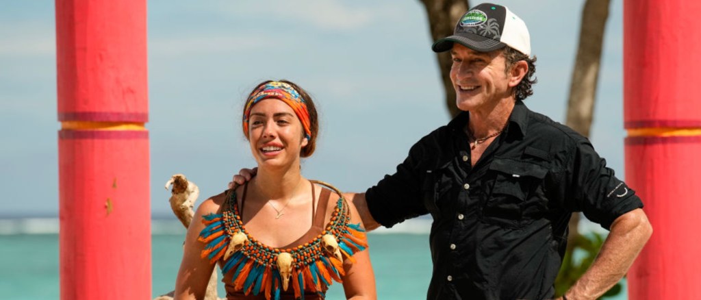 Dee Valladares and Jeff Probst - Survivor 45