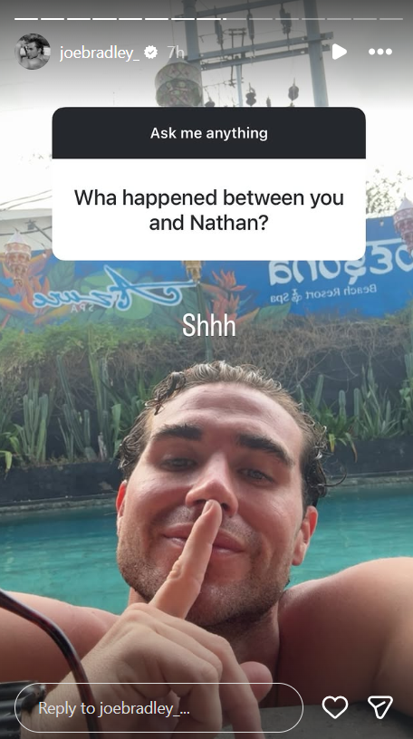 Joe Bradley reacting to Nathan Gallagher feud rumors