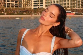 Maura Higgins Posing in White Bikini Will Make You Look Twice