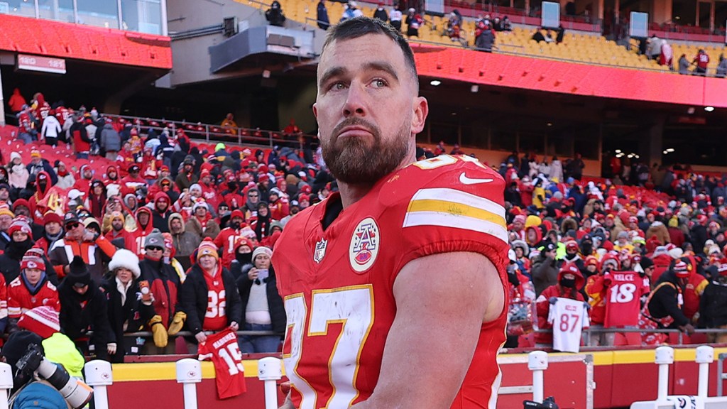 Emotional Travis Kelce Fights Tears After Chiefs Are Eliminated