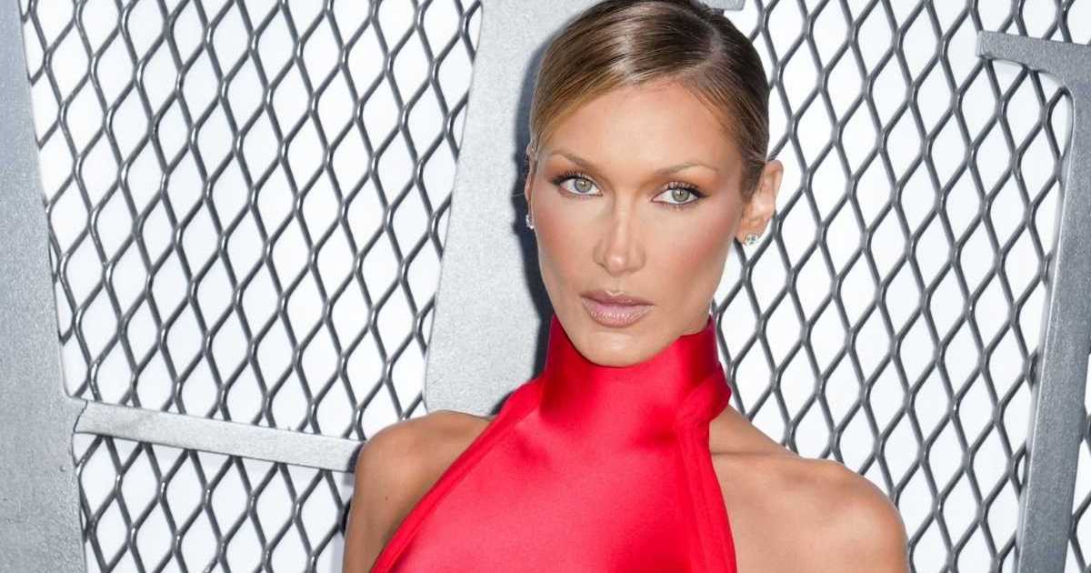 Bella Hadid Turns Heads in a Sheer, Backless Dress