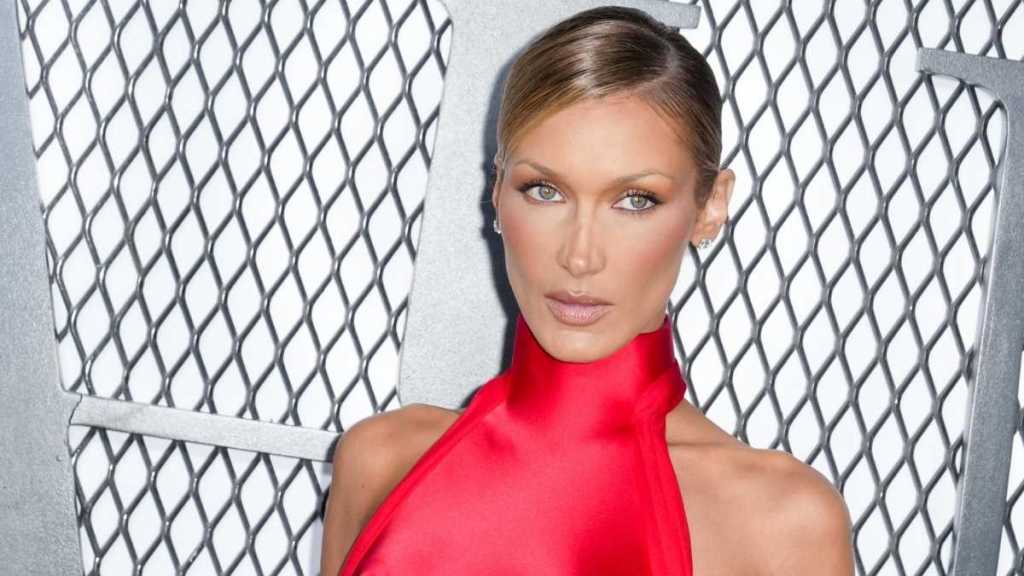 Bella Hadid Turns Heads in a Sheer, Backless Dress