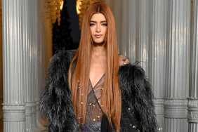 Dixie D’Amelio’s Fully Sheer Lacy Tights Add Flair to $2K Valentino Bag