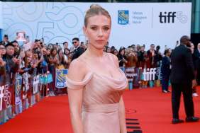 Scarlett Johansson’s Slip Dress Has Lacy Twist & Relies on Two Strings
