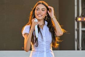 Madison Beer’s Erik Charlotte Micro Miniskirt Has a Cheeky Garter Belt