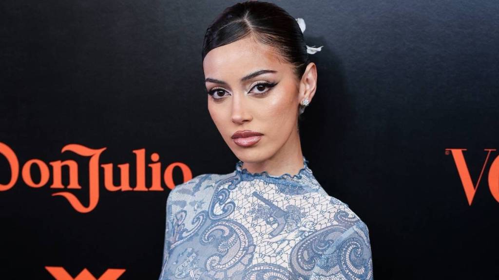 Cindy Kimberly Wears Sheer Corset Dress in New Instagram Photo