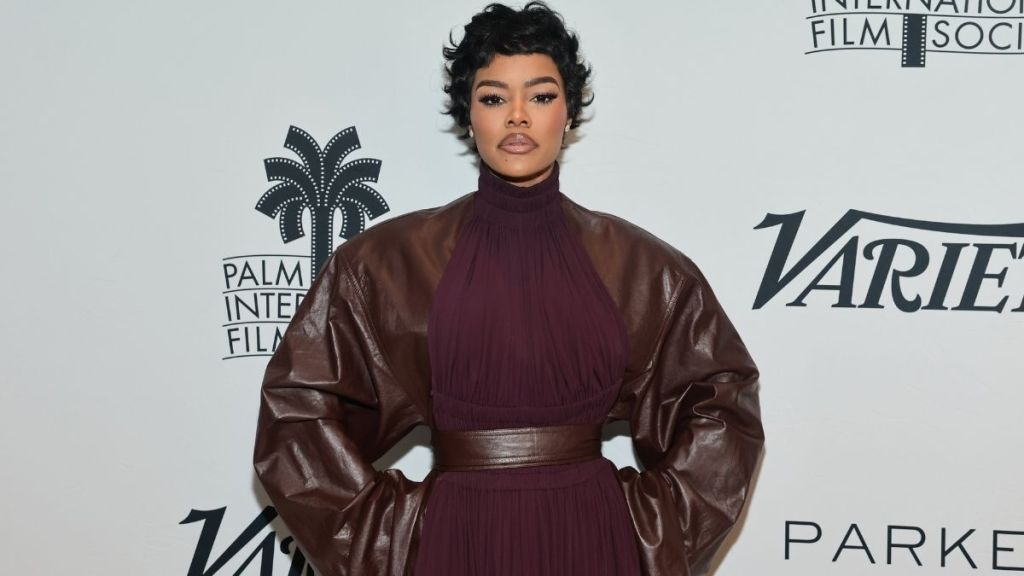 Teyana Taylor Layers up in Style With Bottega Veneta Coat