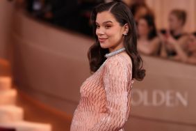 Hailee Steinfeld Flaunts Baby Bump at Golden Globes Red Carpet