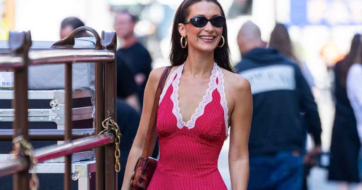 Bella Hadid’s Lace Romper Look Goes Hard on Chic