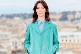Rebecca Hall’s Fendi Micro Miniskirt Peeks Out From Under Her Coat