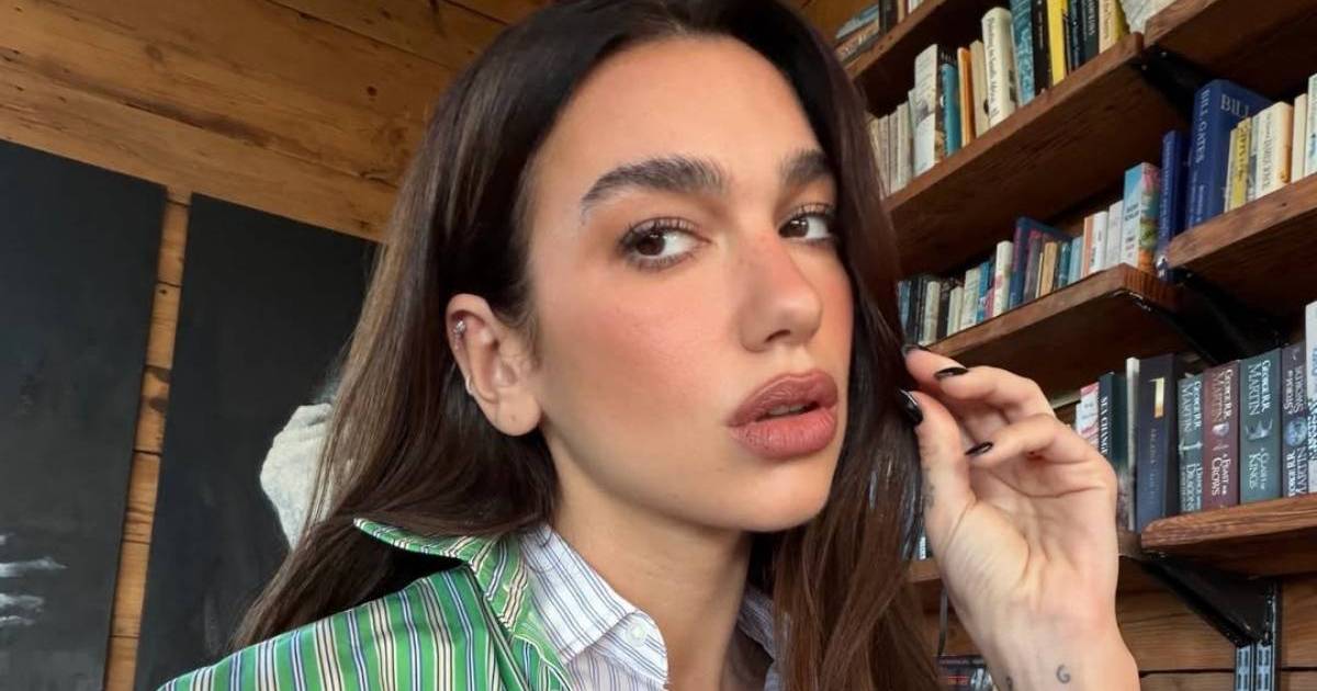 Dua Lipa Strikes a Pose in Tiny Shorts in Mirror Selfie