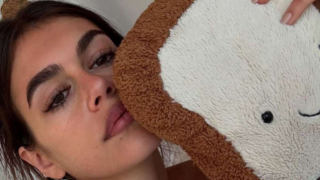 Kaia Gerber Models Underwear & Cami Top as Paris Fashion Week Rolls On